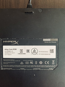 HyperX Alloy Core RGB klaviatuur (2 foto / 2)