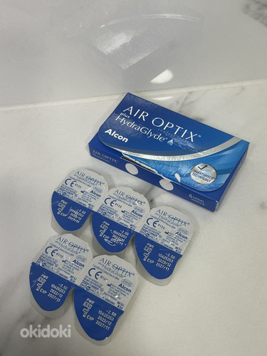 1-kuused kontaktläätsed AirOptix plus HydraGlyde (foto #2)