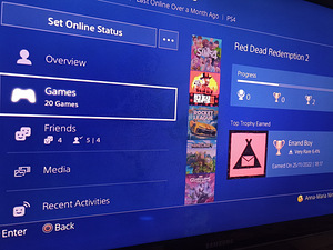PS4 1TB, с играми (Red Dead, Spider-Man+++) (5 фото из 6)