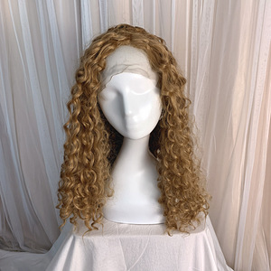 NAGU UUS! Parukas "Curly Golden Blonde" Lace Front 60cm (1 foto / 4)