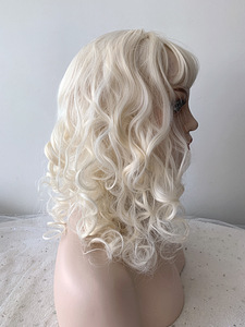 Parukas "White Blonde" 45cm (3 foto / 6)