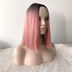 Parukas "Black Pink" 37cm (2 foto / 5)