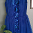 Праздничное платье синее платье (фото #1)