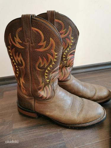 Ковбойские сапоги из кожи бизона,из Техаса, Fort Worthi (фото #1)