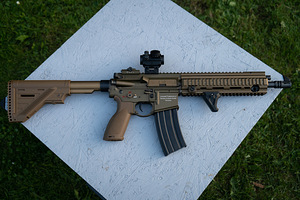 UUS Umarex HK416 A5 VFC MOSFET elektriline airsoft-relv (3 foto / 10)