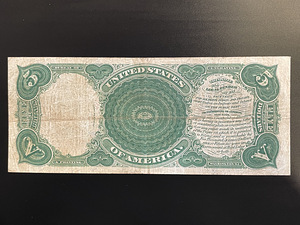 5 долларов, 1907. (2 фото из 2)