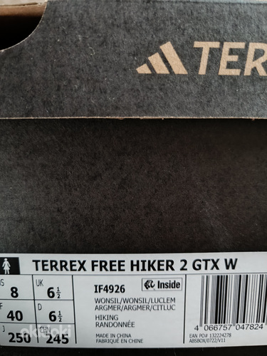 Новые походные ботинки Adidas terrex goretex, размер 40. (фото #3)