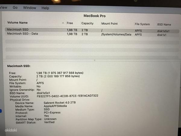 Apple MacBook Pro 15 2,8 ГГц, 16 ГБ RAM, 2 ТB SSD (фото #7)