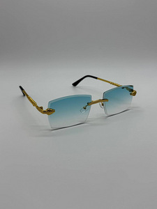 Cartier Blue Lens Snake Päikeseprillid (4 foto / 6)