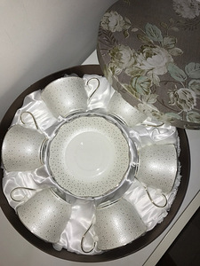 Tassi- ja alustassikomplekt 6 tk (1 foto / 3)