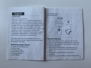 Nahapaksendite eemaldaja elektrooniline + otsikud (3 foto / 7)