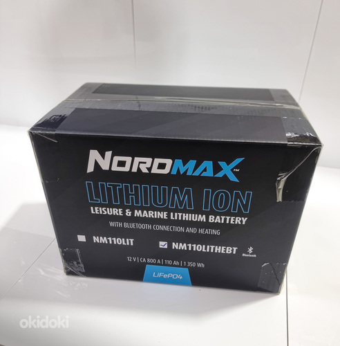Литиевая батарея Nordmax 110Ач (для запуска+приборы!) (фото #2)