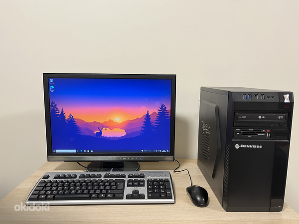 Komplekt Lauaarvuti + monitor i5 4570S, RAM 8 GB, SSD 120 gb (foto #1)