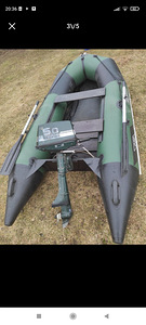 Pvc paat + mootor 5hp (3 foto / 5)