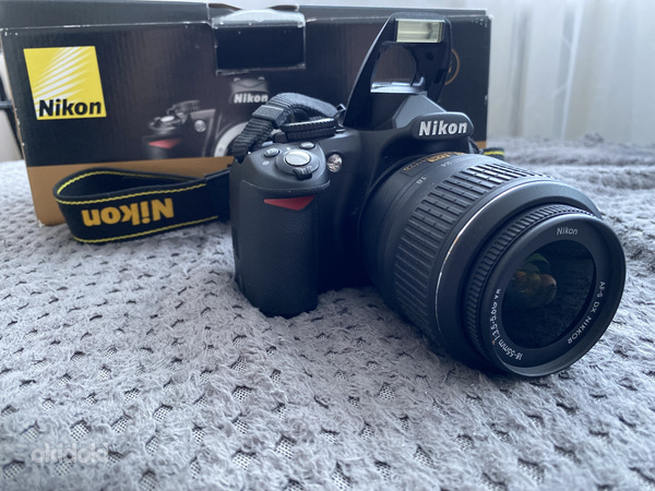 Nikon D3100 18-55 VR Kit praktiliselt uus !!! (foto #1)