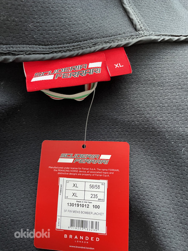 Новая оригинальная куртка Ferrari Scuderia весна/осень (фото #2)