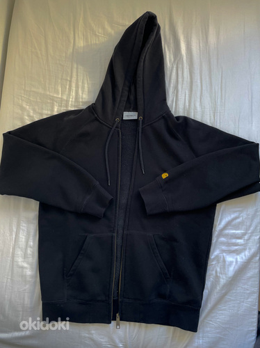 Carhartt WIP chase zip-hoodie, black, L size (foto #1)