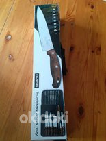 Набор кухонных ножей из 9 предметов с имитацией дерева. (фото #2)