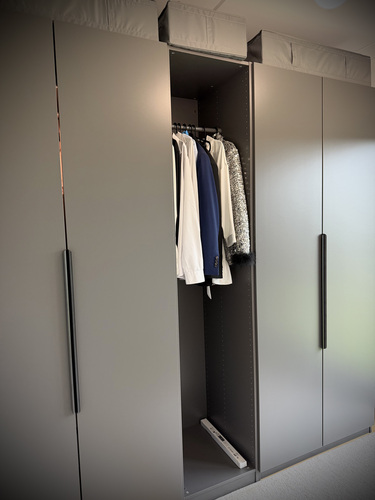 Шкаф Ikea pax с освещением