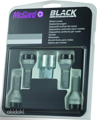 McGard 27222SUB Wheel Lock Bolts Black M14 x 1,5