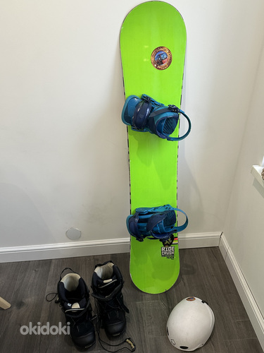Snowboard/Lumelaud, saapad ja kiiver (foto #3)