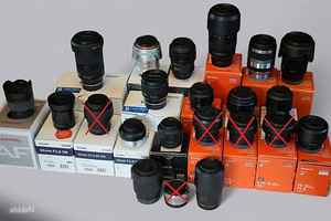 E-mount objektiivid Sony, Tamron, Sigma, Sirui, Samyang