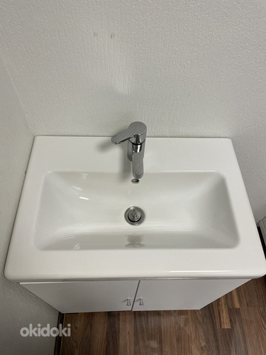 Kraanikauss koos kapi ja segistiga Ikea TVÄLLEN/ENHET (foto #1)