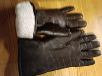 Женские кожаные перчатки размера S