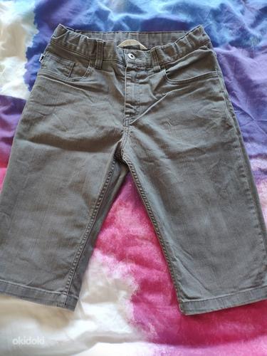 Poiste hallid lühikesed teksad, 11-12 aastastele (foto #1)