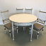 Обеденный стол в стиле Кустави и 4 стула (фото #1)