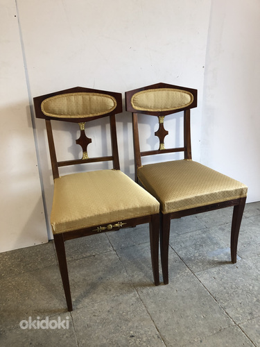 2 золотых стула в стиле ампир (фото #2)
