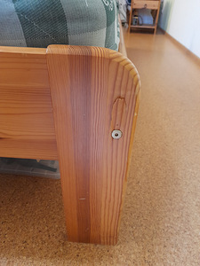 Kaheinimesevoodi koos madratsiga (2 foto / 9)