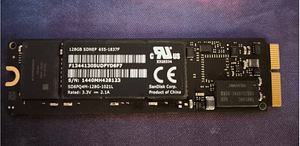 Apple SanDisk 128GB M.2 PCIe SSD SDNEP 655-1837F MacBook Air (1 foto / 2)