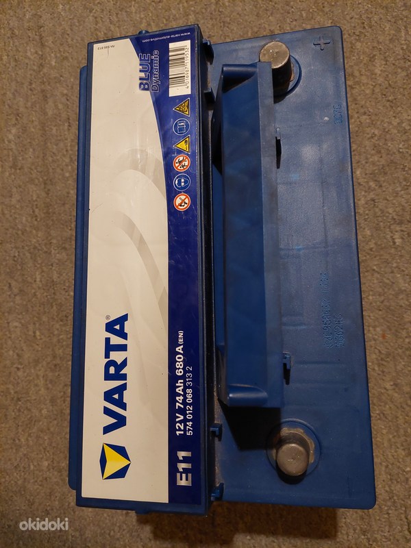 Аккумулятор VARTA 12V 74Ah 680A - Tallinn - Автомобильная электроника ...
