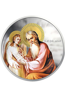 Набор 4 х 1oz серебряных монет "Евангелисты" Ниуэ, 2011 (2 фото из 6)