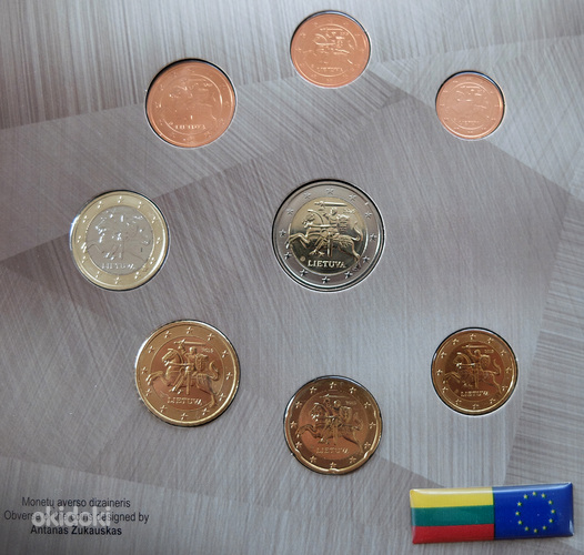 Müntide kollektsioon:Laulupidu,Soome-ugri,Läti EL,Leedu Euro (foto #9)