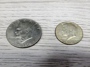 1$ Eisenhower 1976 + 1/2$ Kennedy 1967