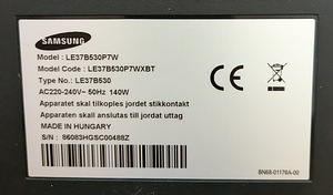 Televiisor Samsung 37 (3 foto / 3)