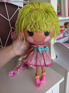 Lalaloopsy Pix E Flutters Doll Green Loopy Hair Fairy Wings