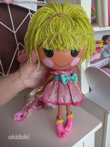 Lalaloopsy Pix E Flutters Doll Green Loopy Hair Fairy Wings
