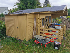 Aiamaja terrassiga + kuur/ Terrassiga välimaja + ait (2 foto / 3)