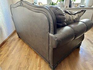 Luksuslik nahkdiivan Malacara Quarry Leather Loveseat Signat (4 foto / 4)