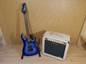 Ibanez RGA42FM-BLF elektrikitarr + Harley Benton TUBE15 Cele (1 foto / 5)