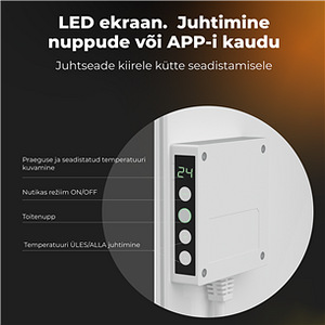 Uus infrapuna küttekeha Aeno Premium Eco Smart (5 foto / 7)