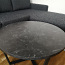 Vähe kasutatud uueväärne laud marmor effektiga (foto #1)