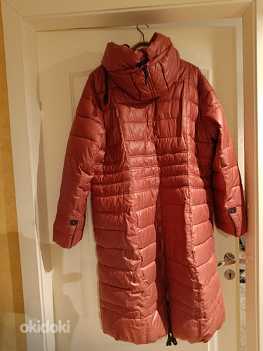 Женское пальто на весну-осень, размер 52 (фото #2)
