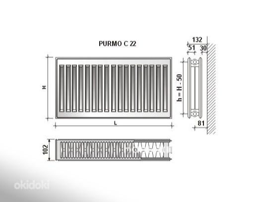 Радиатор центрального отопления PURMO C 22 600X1000 (фото #2)