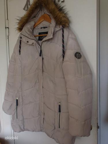 Светло-серая женская зимняя куртка, 48 (фото #1)
