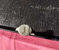 Antiik pronks sõrmus amulett 15-16 sajand