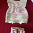 Комплект одежды ручной вязки для ребенка (фото #1)